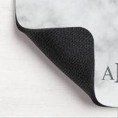 クラシックモノグパーソナライズされたラム マウスパッド (コーナー)