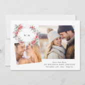 クラシックモノグラエレガントム葉リース2枚の写真 シーズンカード (正面)