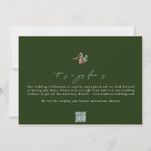 クラシックモノグラエレガントム葉リース2枚の写真 シーズンカード (裏面)