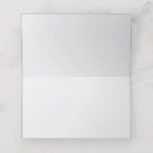 クラシックモノグラムとロマンチックな書結婚道 プレイスカード (内部開封)