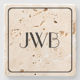 クラシックモノグラムの堅牢トラバ男らしチン ストーンコースター