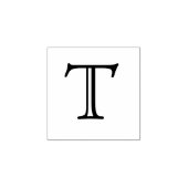 クラシックモノグラム文字T 1インチスタンプ ラバースタンプ (インプリント)