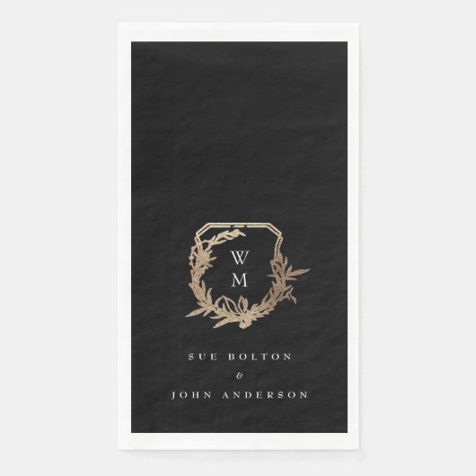 クラシックモノグラム白黒金ゴールド紋 (正面)