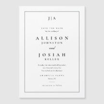 クラシックモノグラム ウェディング セーブ・ザ・デート