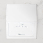 クラシックモノグラ結婚ム座席表 プレイスカード (外部開封)