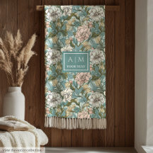 クラシックモリスインスパイアパステルフローラアートスロー