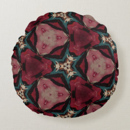 クラシックモロッコ幾何装飾模様 ラウンドクッション