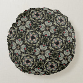 クラシックモロッコ幾何装飾模様 ラウンドクッション