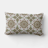 クラシックモロッコ幾何装飾模様 ランバークッション (裏面)