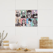 クラシックモンスターコレクション ポスター (キッチン)