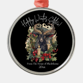 クラシックヤギユール(キリスト降誕祭)オーナメント メタルオーナメント