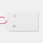 クラシックヤギユール（キリスト降誕祭） ギフトタグ (裏面横)