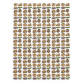 クラシックユダヤ教デリフーズBagel Lox Knish Blintz テーブルクロス (正面)