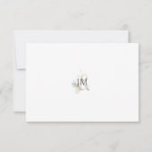 クラシックユーカリプトゥスグリーンリーRSVP 出欠カード (裏面)