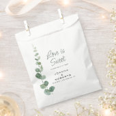 クラシックユーカリ愛は甘結婚い フェイバーバッグ (クリップ留めされた状態)