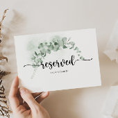 クラシックユーカリ結婚プス葉予約サイン