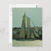 クラシックヨット ポストカード (正面/裏面)