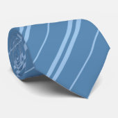 クラシックライトダークブルーストライプスクール ネクタイ (ロール)