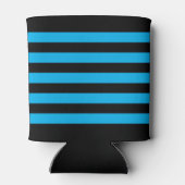 クラシックライトハウスボートまたは名前ブルーストリッピング 缶クーラー (裏面)