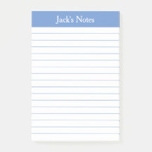 クラシックライトブルー横付きパーソナライズされた