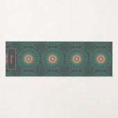 クラシックライフマンダラパターン名前をカスタムする ヨガマット (正面(横))