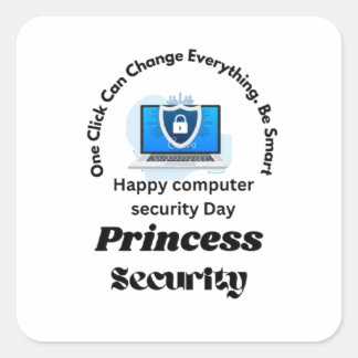 クラシックラウンドシールプレゼントPCセキュリティ日 スクエアシール