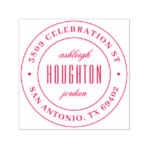 クラシックラウンドスクリプト名差出人住所