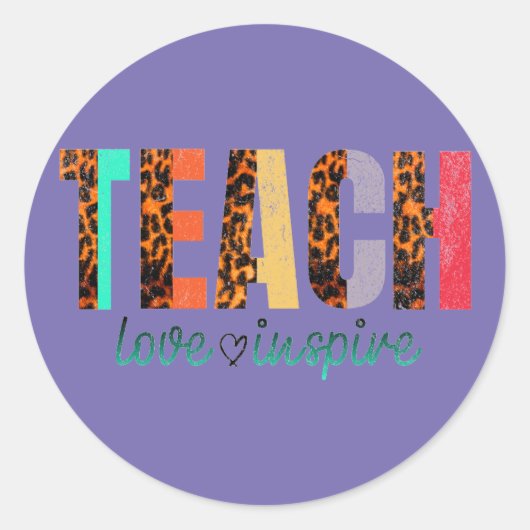 クラシックラウンドスティッカーズスクール ラウンドシール (正面)