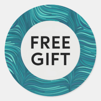 クラシックラウンドステッカー美しい無料ギフトデザイン ラウンドシール