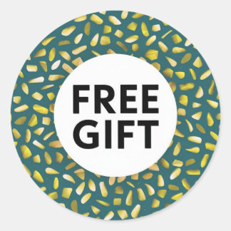 クラシックラウンドステッカー美しい無料ギフトデザイン ラウンドシール
