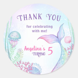 クラシックラウンドステッカー誕生日パーティー。 ラウンドシール