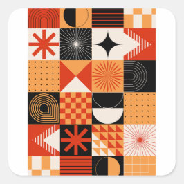 クラシックラウンドステッカー スクエアシール