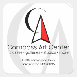 クラシックラウンドステッカー スクエアシール