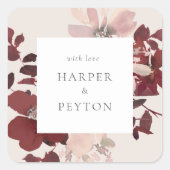 クラシックラウンドステッカー スクエアシール (正面)