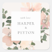 クラシックラウンドステッカー スクエアシール (正面)