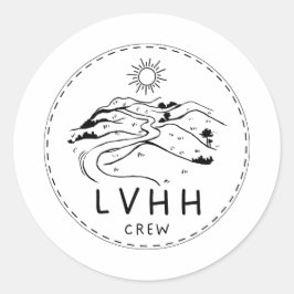 クラシックラウンドステッカー ラウンドシール