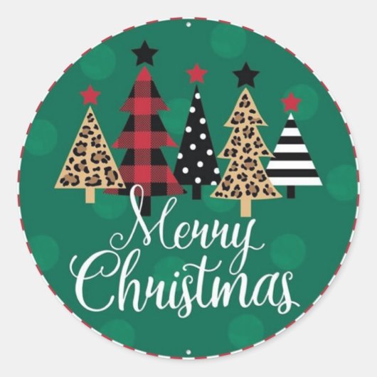 クラシックラウンドステッカー ラウンドシール (正面)