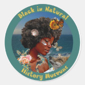 クラシックラウンドステッカー ラウンドシール (正面)