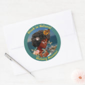 クラシックラウンドステッカー ラウンドシール (封筒)