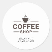 クラシックラウンドステッカー ラウンドシール (正面)