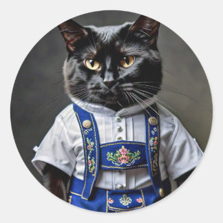 クラシックラウンドステッカー ラウンドシール