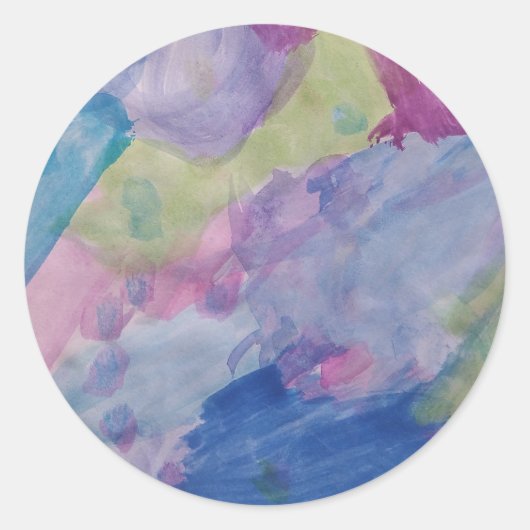 クラシックラウンドステッカー ラウンドシール (正面)