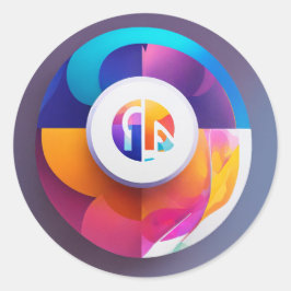 クラシックラウンドステッカー ラウンドシール