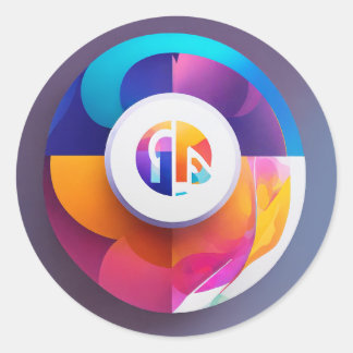 クラシックラウンドステッカー ラウンドシール