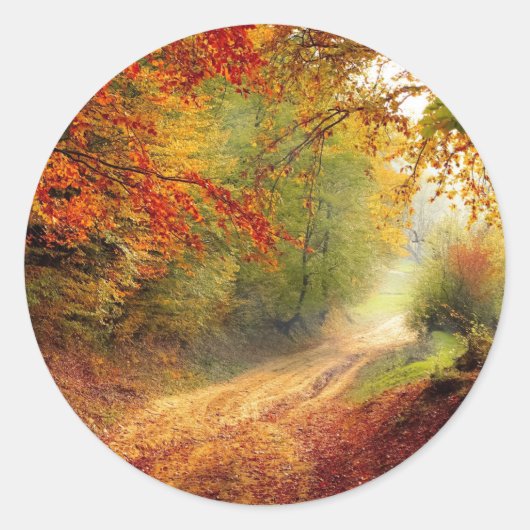 クラシックラウンドステッカー ラウンドシール (正面)