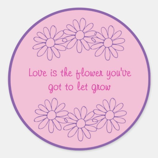 クラシックラウンドステッカー ラウンドシール (正面)