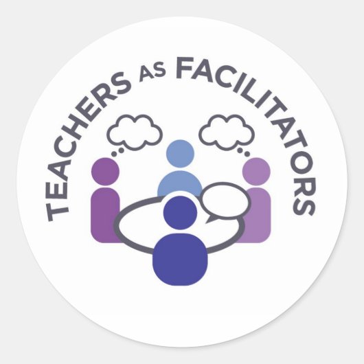 クラシックラウンドステッカー ラウンドシール (正面)