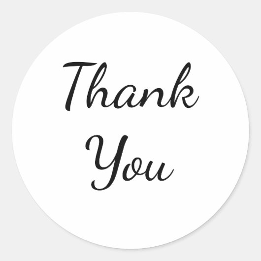 クラシックラウンドステッカー ラウンドシール (正面)