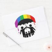 クラシックラウンドステッカー ラウンドシール (封筒)