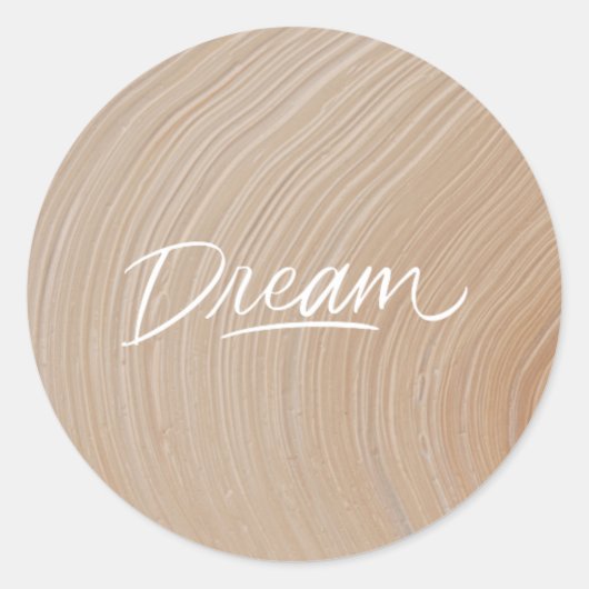 クラシックラウンドステッカー ラウンドシール (正面)